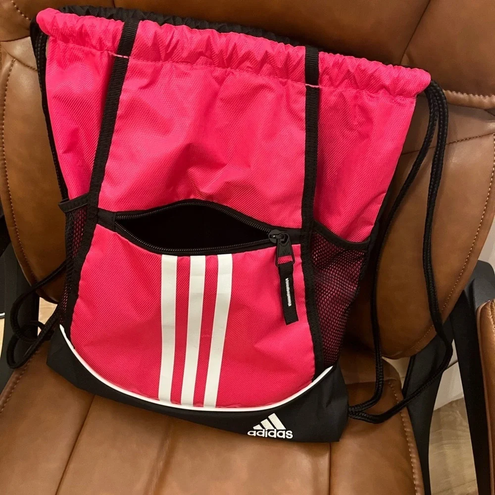 Adidas Alliance Sackpack – Drawstring Backpack for Sports, Small Gym Bag - Picture 10 of 13